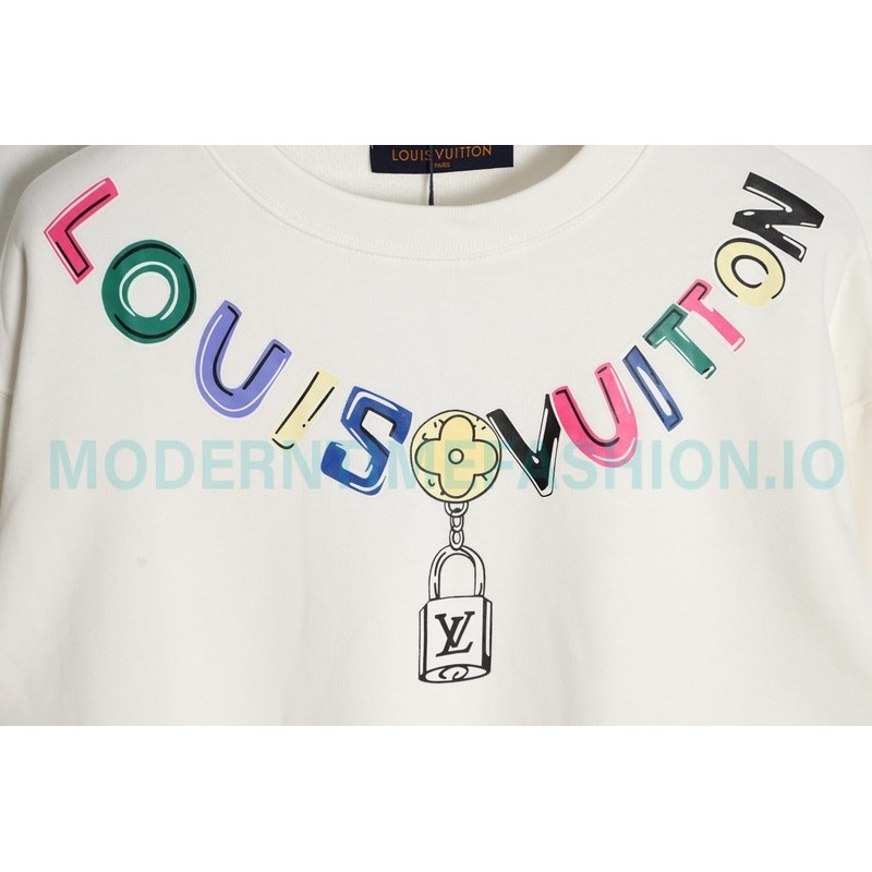 Louis vuitton - Colorful Printed Beaded Chain Hoodie