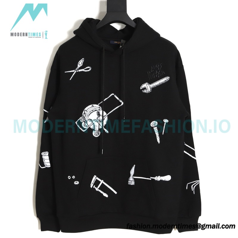 Louis Vuitton - Tools Embroidered Hoodie