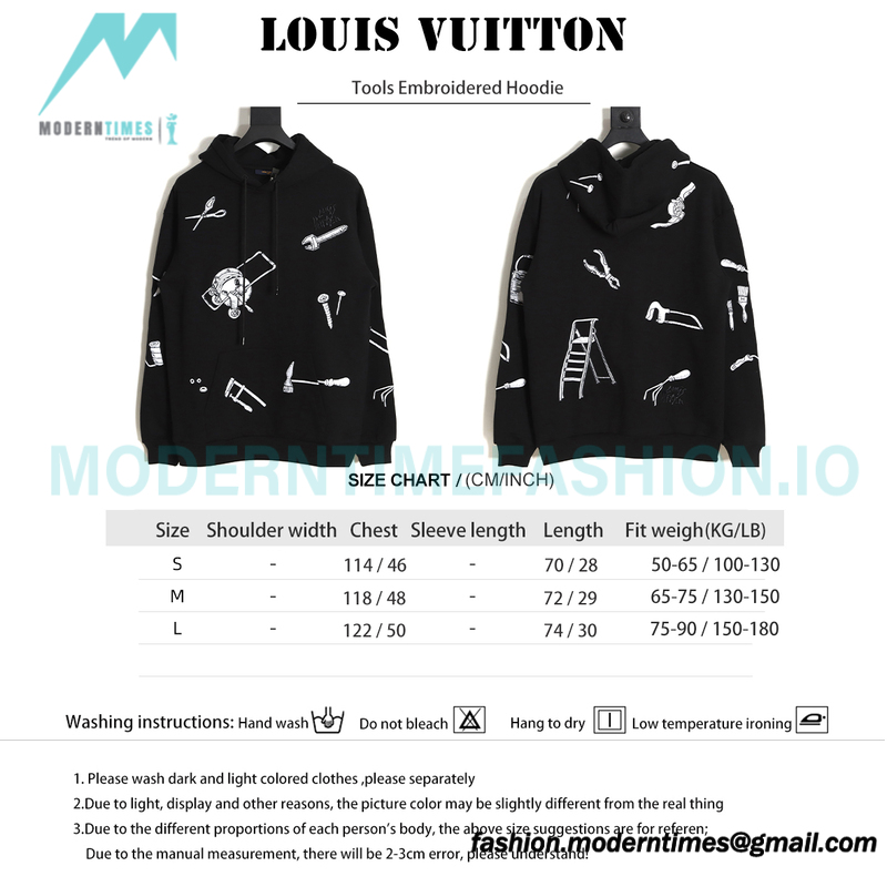 Louis Vuitton - Tools Embroidered Hoodie