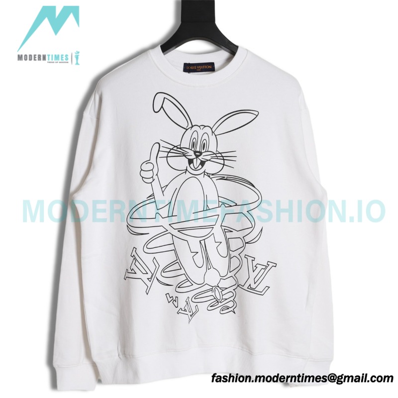 Louis Vuitton - Year Of The Rabbit Limited Print Crewneck Hoodie