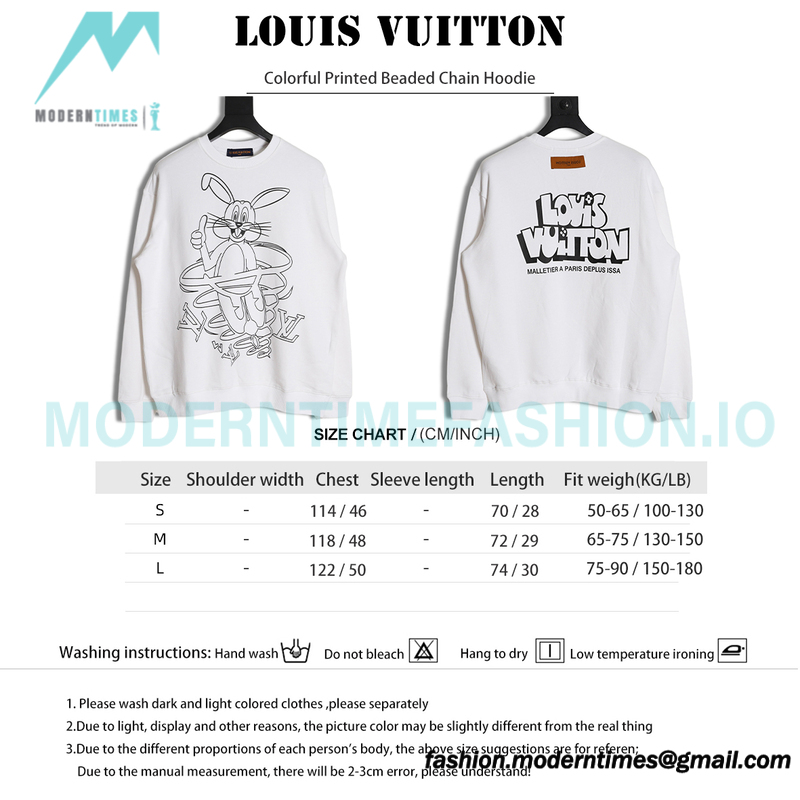 Louis Vuitton - Year Of The Rabbit Limited Print Crewneck Hoodie