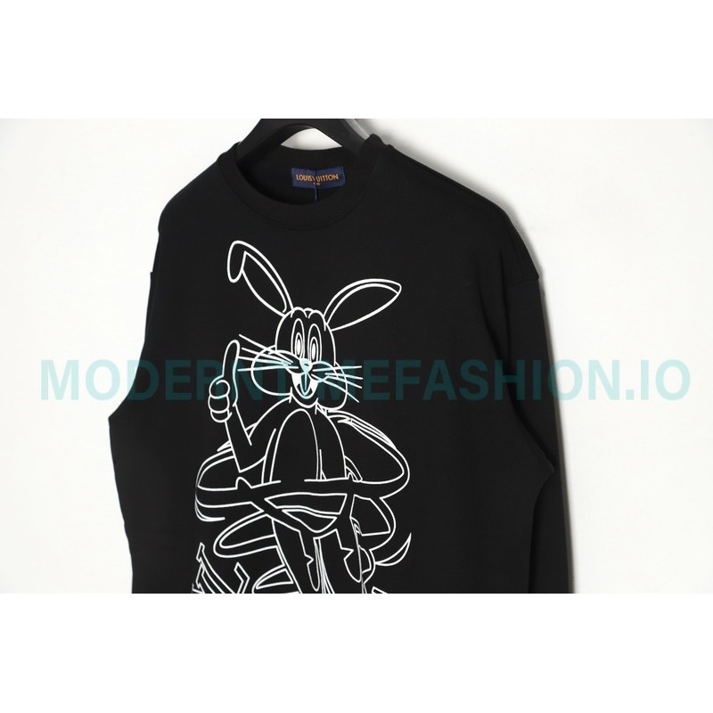 Louis Vuitton - Year Of The Rabbit Limited Print Crewneck Hoodie