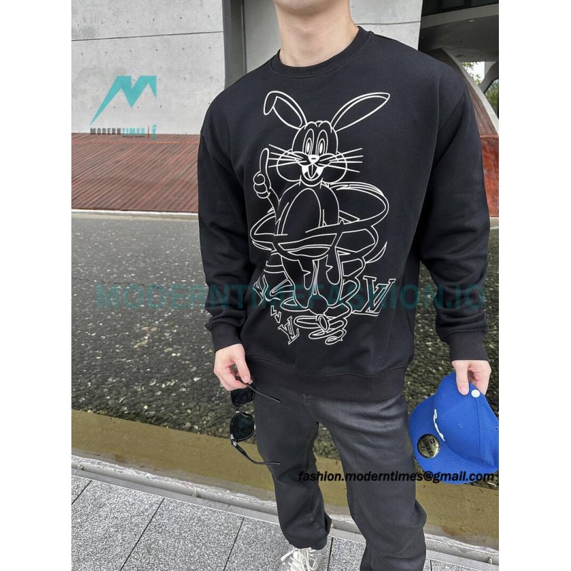 Louis Vuitton - Year Of The Rabbit Limited Print Crewneck Hoodie