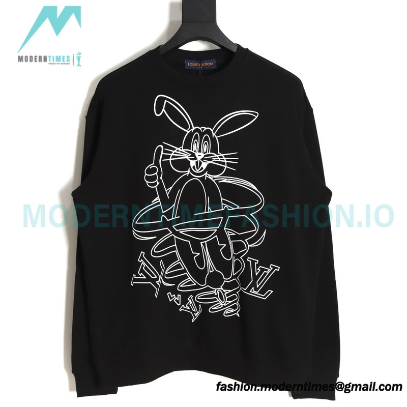 Louis Vuitton - Year Of The Rabbit Limited Print Crewneck Hoodie