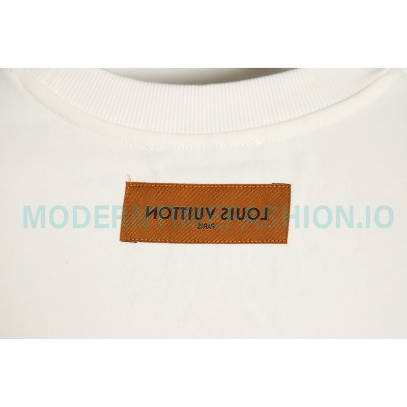 Louis Vuitton - Whirlpool Foam Printed Crewneck Hoodie