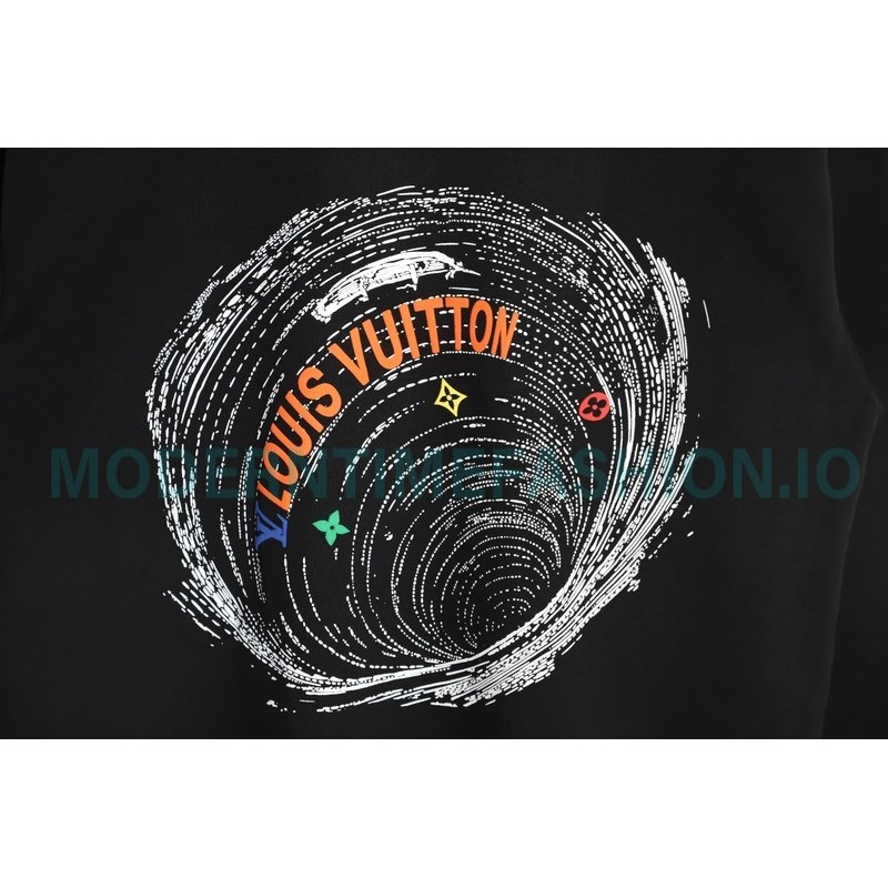 Louis Vuitton - Whirlpool Foam Printed Crewneck Hoodie