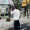 Louis Vuitton - Whirlpool Foam Printed Crewneck Hoodie