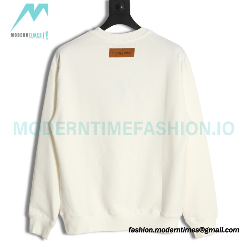 Louis Vuitton - Whirlpool Foam Printed Crewneck Hoodie