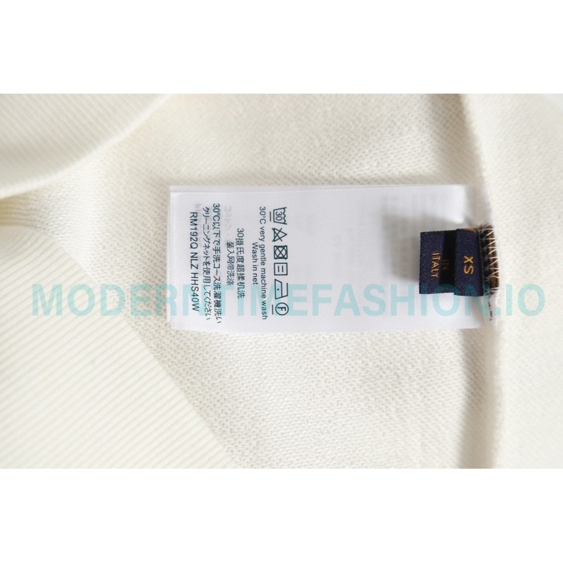 Louis Vuitton - Graffiti Foam Print Crewneck Hoodie