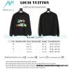 Louis Vuitton - Graffiti Foam Print Crewneck Hoodie