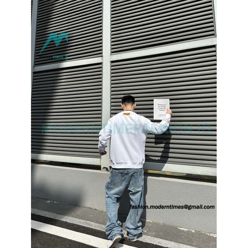 Louis Vuitton - Denim Pocket Crewneck Hoodie