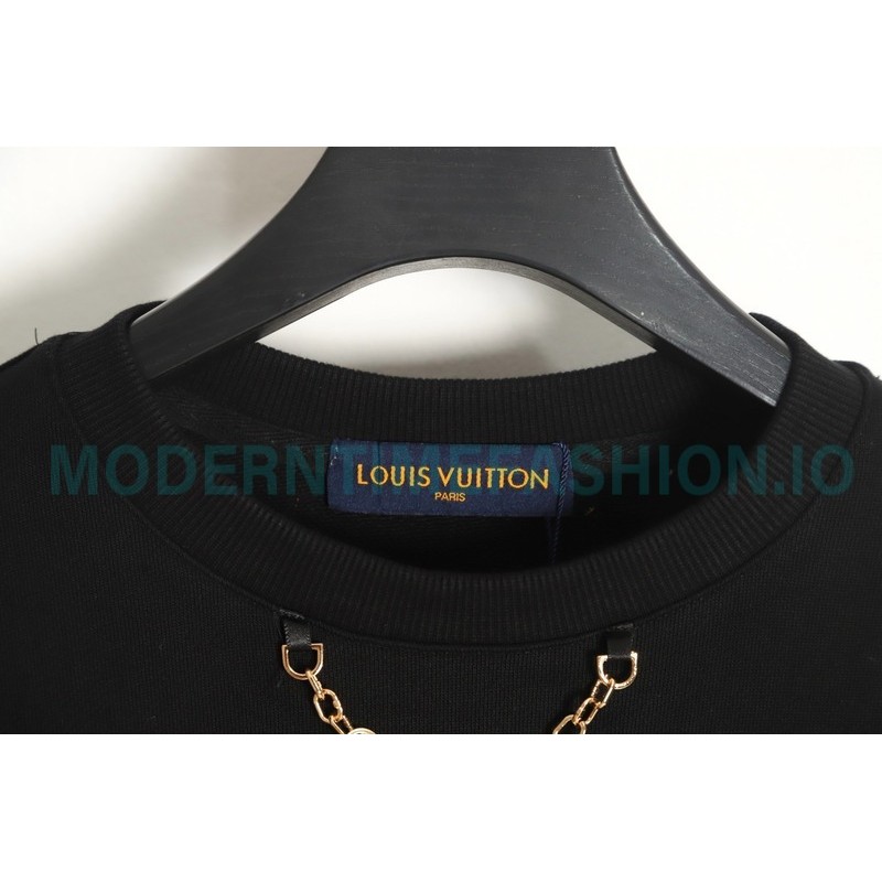 Louis Vuitton - Denim Pocket Crewneck Hoodie