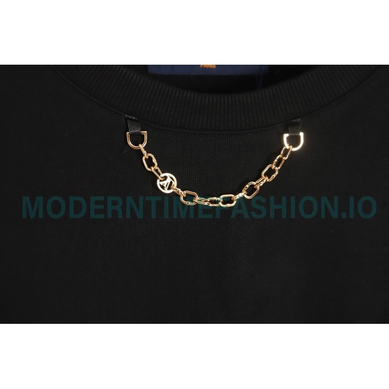 Louis Vuitton - Denim Pocket Crewneck Hoodie