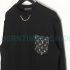 Louis Vuitton - Denim Pocket Crewneck Hoodie