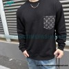 Louis Vuitton - Denim Pocket Crewneck Hoodie