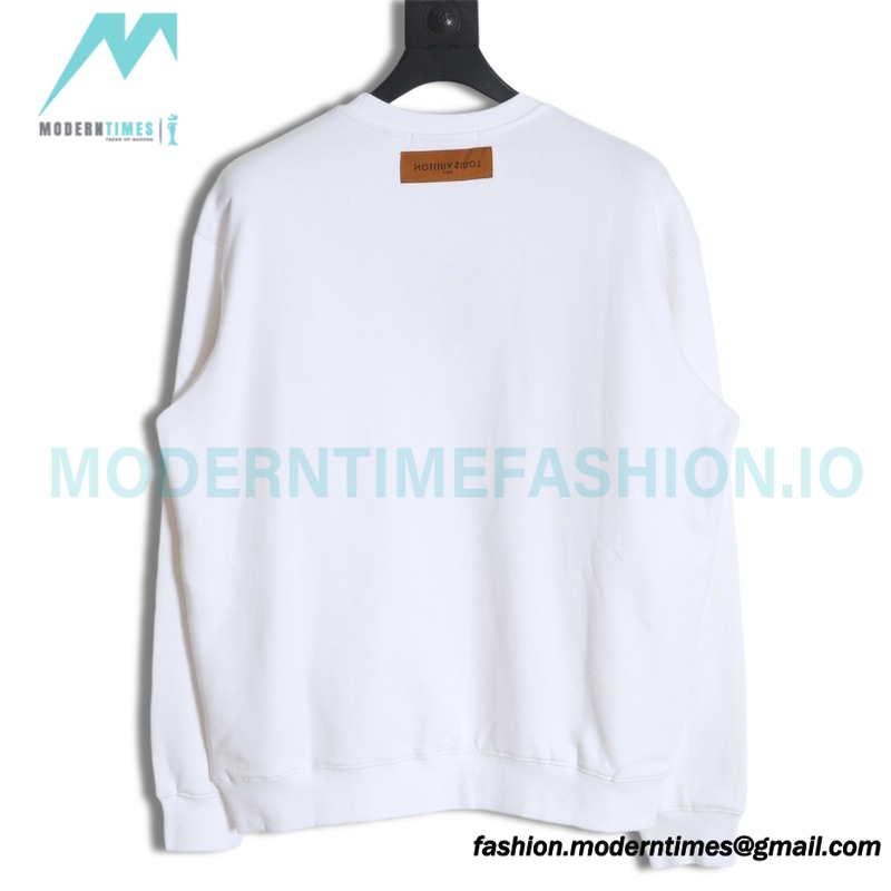 Louis Vuitton - Denim Pocket Crewneck Hoodie