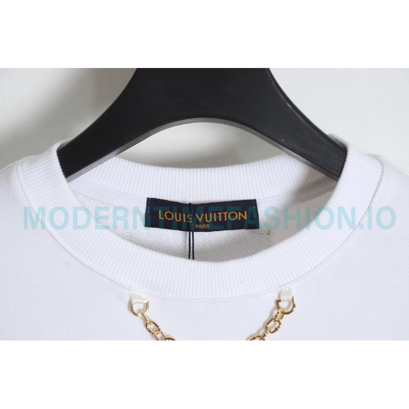 Louis Vuitton - Denim Pocket Crewneck Hoodie