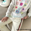Louis Vuitton - 23FW  Full Label Crewneck Hoodie