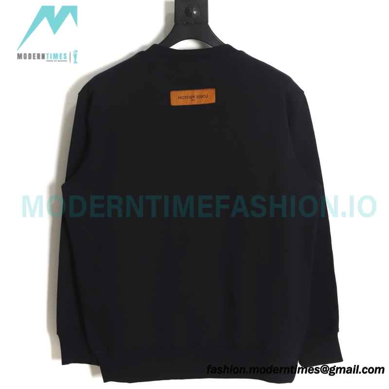 Louis Vuitton - 23FW  Full Label Crewneck Hoodie