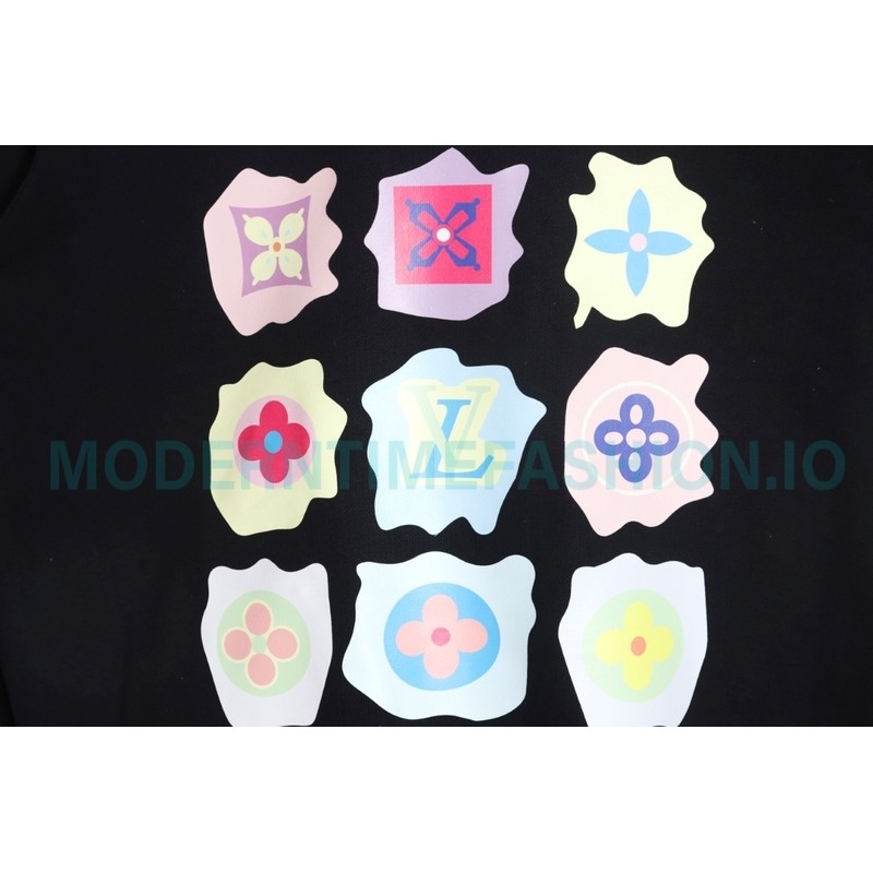 Louis Vuitton - 23FW  Full Label Crewneck Hoodie