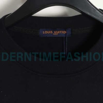 Louis Vuitton - 23FW  Full Label Crewneck Hoodie
