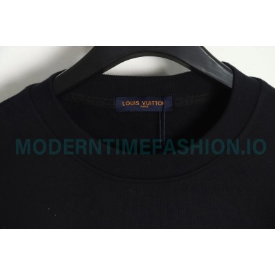 Louis Vuitton - 23FW  Full Label Crewneck Hoodie
