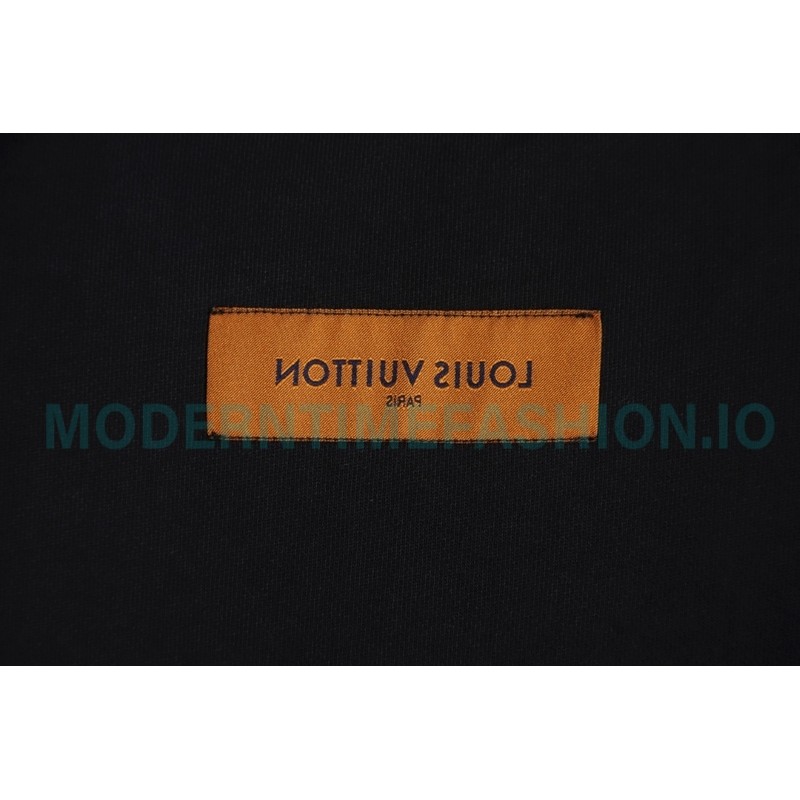Louis Vuitton - 23FW  Full Label Crewneck Hoodie
