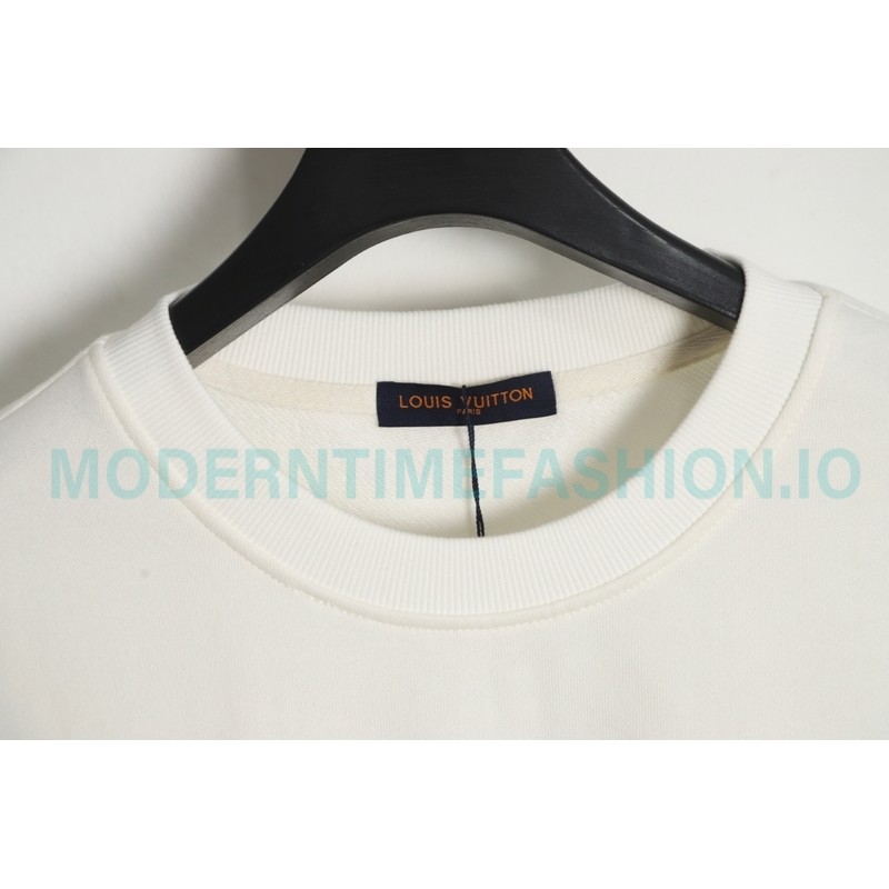 Louis Vuitton - 23FW  Full Label Crewneck Hoodie