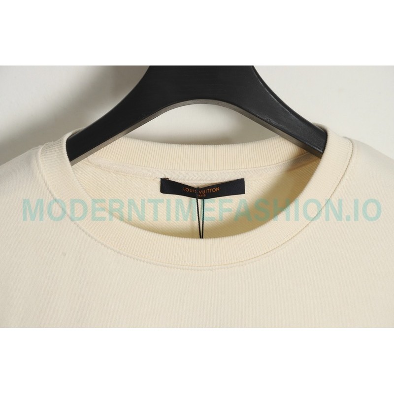 Louis Vuitton - 23FW Shoes Print Crewneck Hoodie