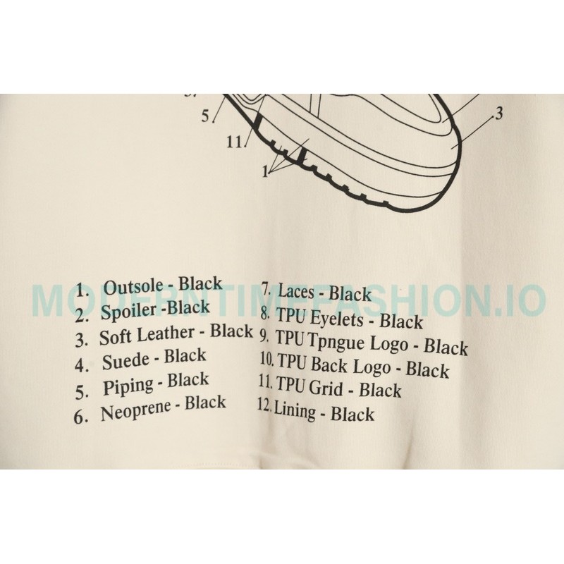 Louis Vuitton - 23FW Shoes Print Crewneck Hoodie
