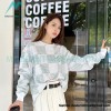 Louis Vuitton - 23FW Checkered Crewneck Hoodie