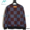 Louis Vuitton - 23FW Checkered Crewneck Hoodie