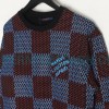 Louis Vuitton - 23FW Checkered Crewneck Hoodie