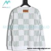 Louis Vuitton - 23FW Checkered Crewneck Hoodie