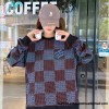 Louis Vuitton - 23FW Checkered Crewneck Hoodie
