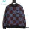 Louis Vuitton - 23FW Checkered Crewneck Hoodie