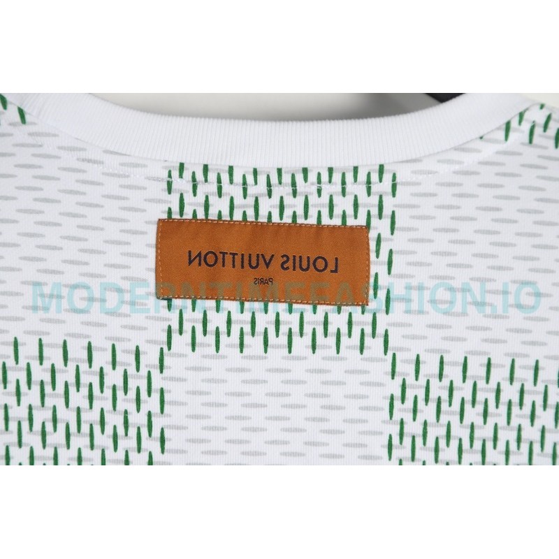 Louis Vuitton - 23FW Checkered Crewneck Hoodie
