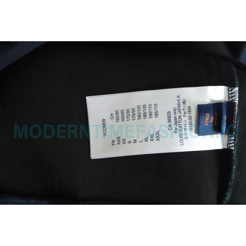 Louis Vuitton - 22FW Full Print Gradient Flock Presbyte Crewneck Hoodie