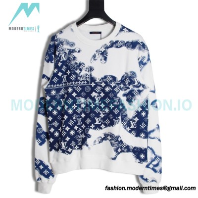 Louis Vuitton - 22FW Cashew Flower Series Crewneck Hoodie