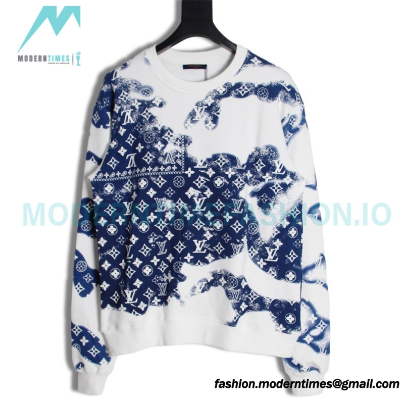 Louis Vuitton - 22FW Cashew Flower Series Crewneck Hoodie