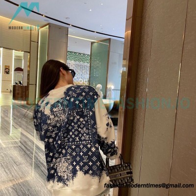 Louis Vuitton - 22FW Cashew Flower Series Crewneck Hoodie