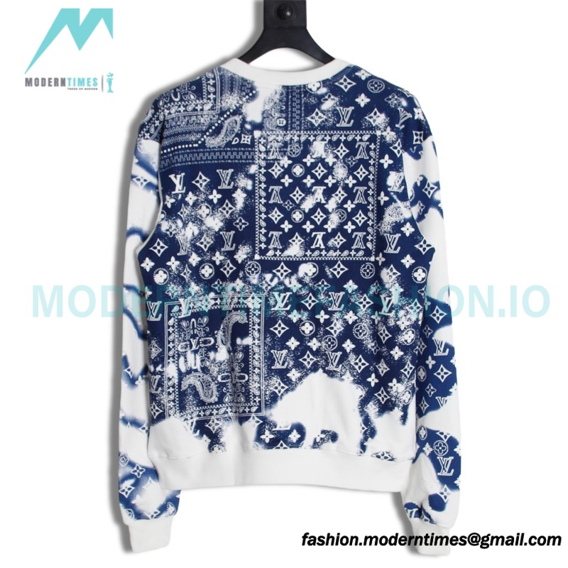 Louis Vuitton - 22FW Cashew Flower Series Crewneck Hoodie