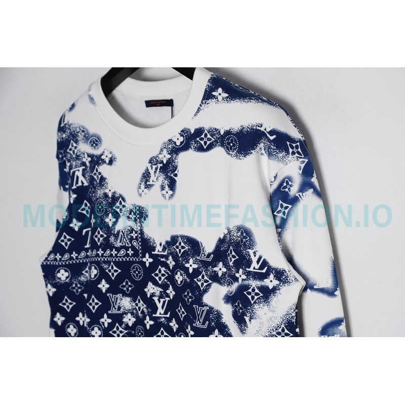 Louis Vuitton - 22FW Cashew Flower Series Crewneck Hoodie