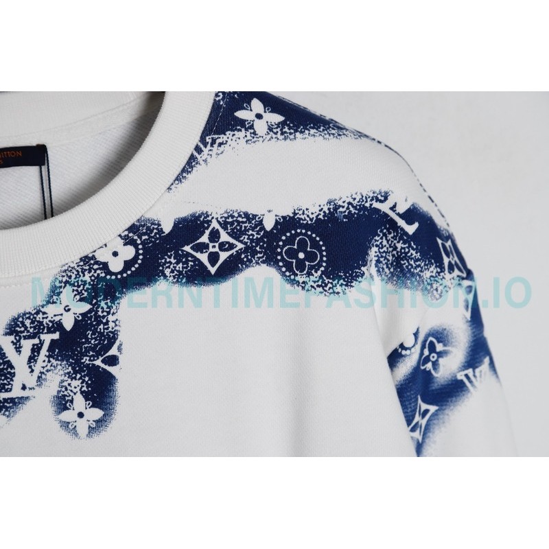 Louis Vuitton - 22FW Cashew Flower Series Crewneck Hoodie
