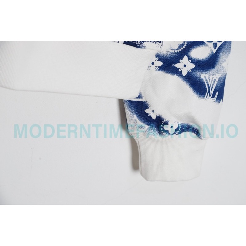 Louis Vuitton - 22FW Cashew Flower Series Crewneck Hoodie