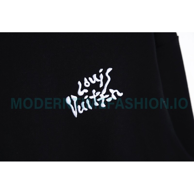 Louis Vuitton - 23FW Multi-element Tool Embroidered Crewneck Hoodie