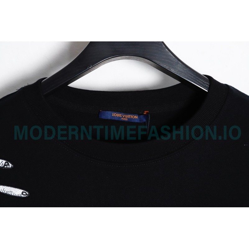 Louis Vuitton - 23FW Multi-element Tool Embroidered Crewneck Hoodie