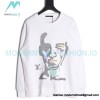 Louis Vuitton - 23FW Face Embroidered Crewneck Hoodie