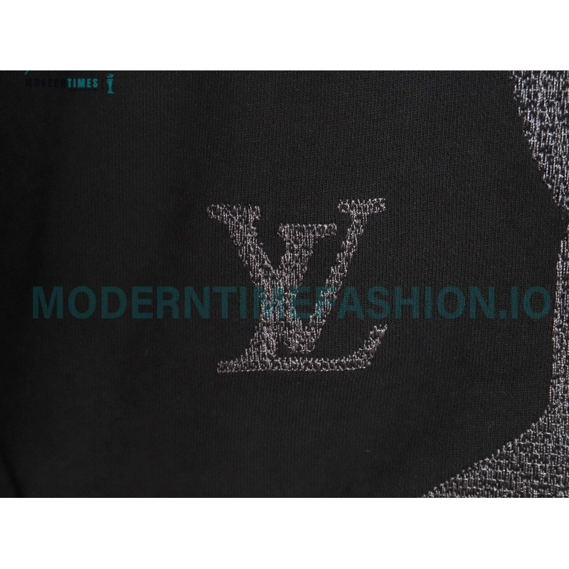Louis Vuitton - 23FW Face Embroidered Crewneck Hoodie