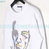 Louis Vuitton - 23FW Face Embroidered Crewneck Hoodie